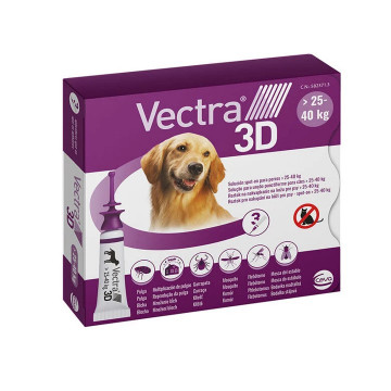 Imagen de Vectra 3D Pipetas Antiparasitarias para Perros 3 Pipetas - 25 - 40 Kg
