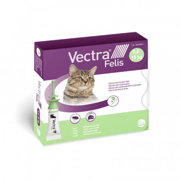 Vectra Felis Pipetas Antiparasitarias para Gatos 3 Pipetas