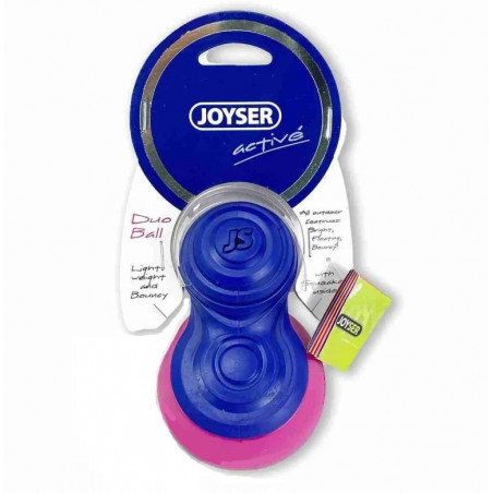 Joyser Pelota Doble Azul/Purpura con sonido 12x8cm