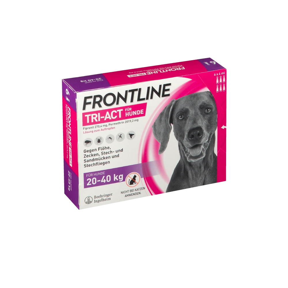 Caja 6 pipetas Frontline 20 - 40 Kg
