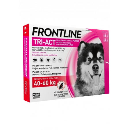Caja 6 pipetas Frontline 40 - 60 Kg