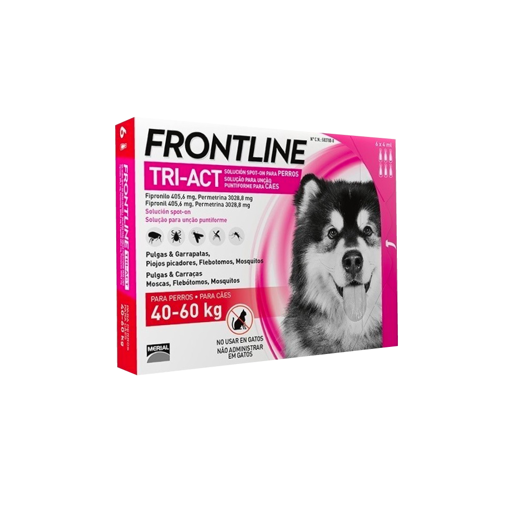 Caja 6 pipetas Frontline 40 - 60 Kg