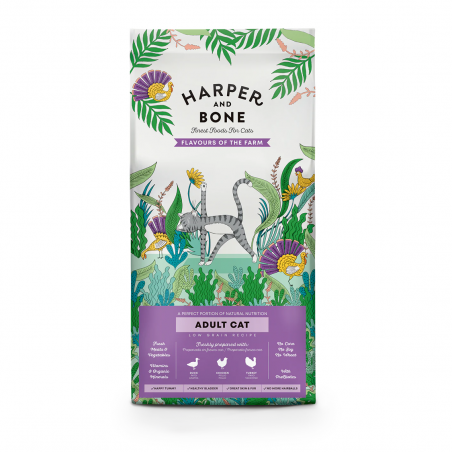 Harper and Bones Cat Adult Flavours Farm