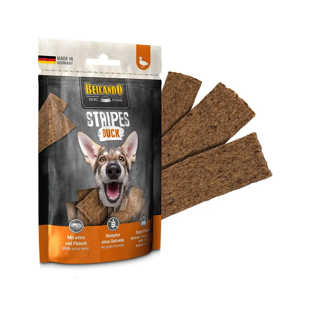 Belcando Snacks Stripes 70 gr sabor pato