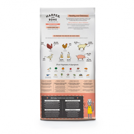 Harper and Bone Cat Grain Free Sterilised Fresh Market 5 kg