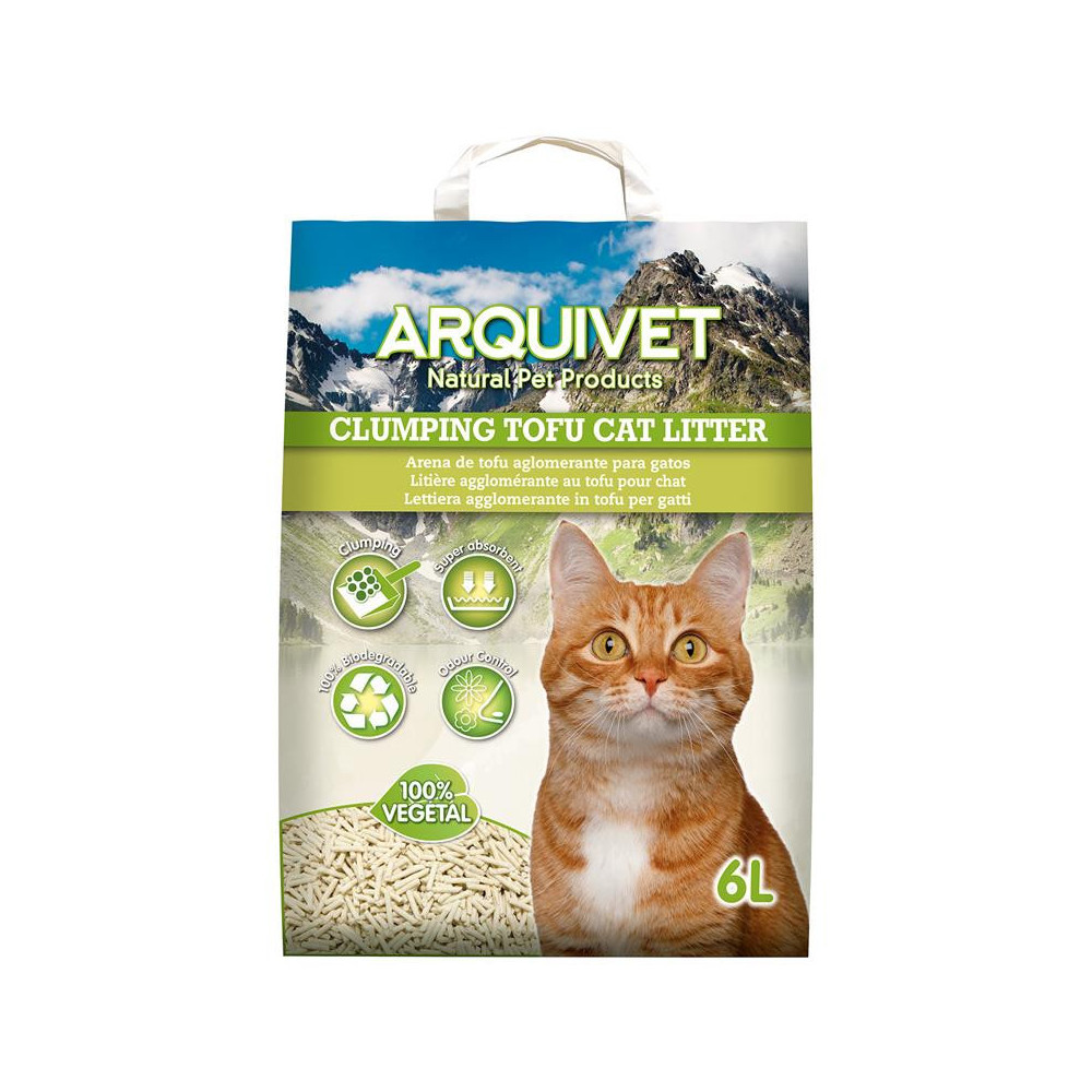 Arquivet Clumping Tofu Cat Litter 6 Litros