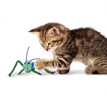 KONG Cat Crackles Grasshopper