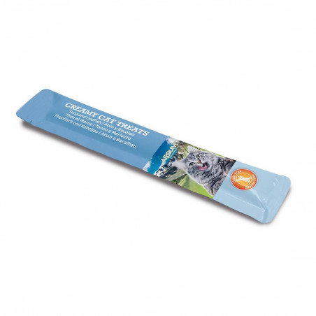 Arquivet Creamy Cat Treats para Gatos de Atún y Bacalao 5 x 14 gr