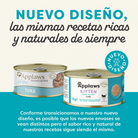 Applaws Lata Kitten 70 gr Atún