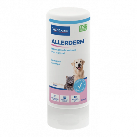 Virbac Champú para Perros y Gatos Allerderm Piel Normal 250 ml