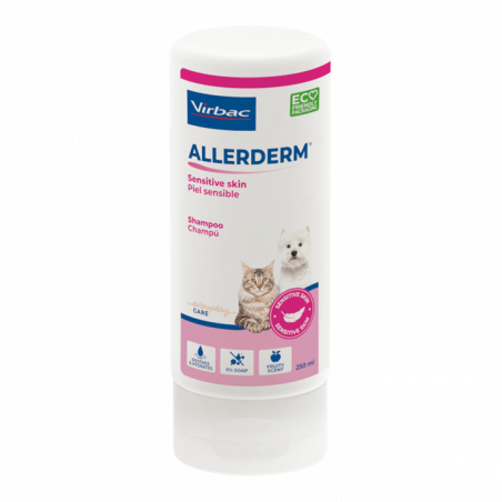 Virbac Champú para Perros y Gatos Allerderm Piel Sensible 250 ml