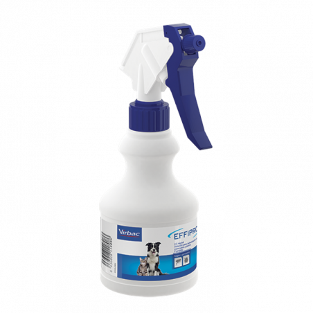 Virbac Spray antipulgas y garrapatas para perros y gatos Effipro Spray