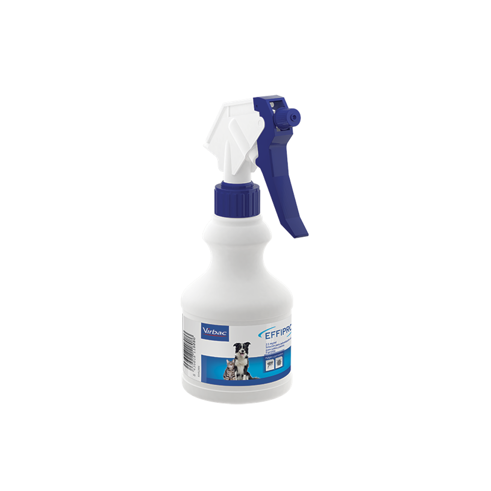 Virbac Spray antipulgas y garrapatas para perros y gatos Effipro Spray