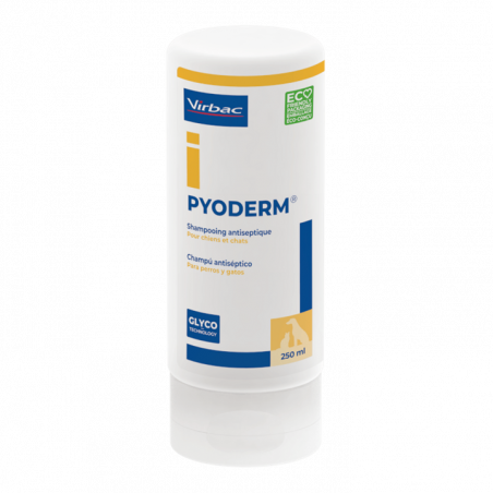 Virbac Pyoderm Champú Dermatológico para Perros y Gatos