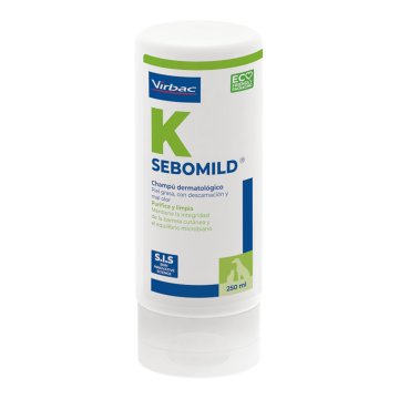 Virbac Sebomild Champú Dermatológico para Perros y Gatos