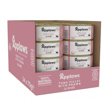 Applaws Lata Gatos 70 gr Atún con Gambas