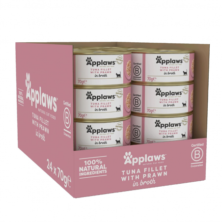 Applaws Lata Gatos 70 gr Atún con Gambas