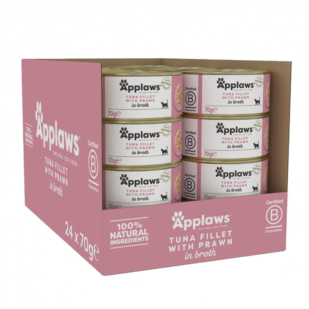 Applaws Lata Gatos 70 gr Atún con Gambas