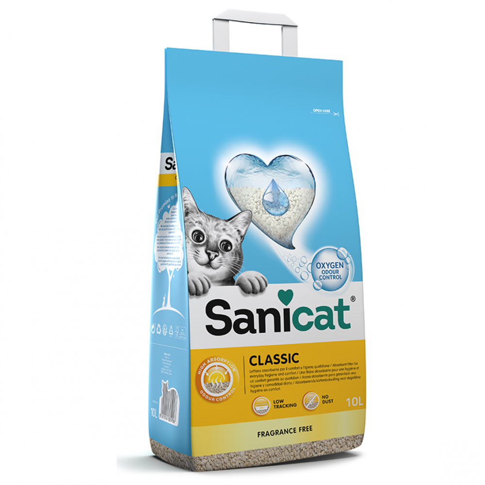 Sanicat Classic Arena para Gatos Sin Perfume