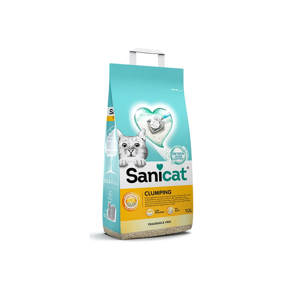 Sanicat Clumping Arena para Gatos Sin Perfume