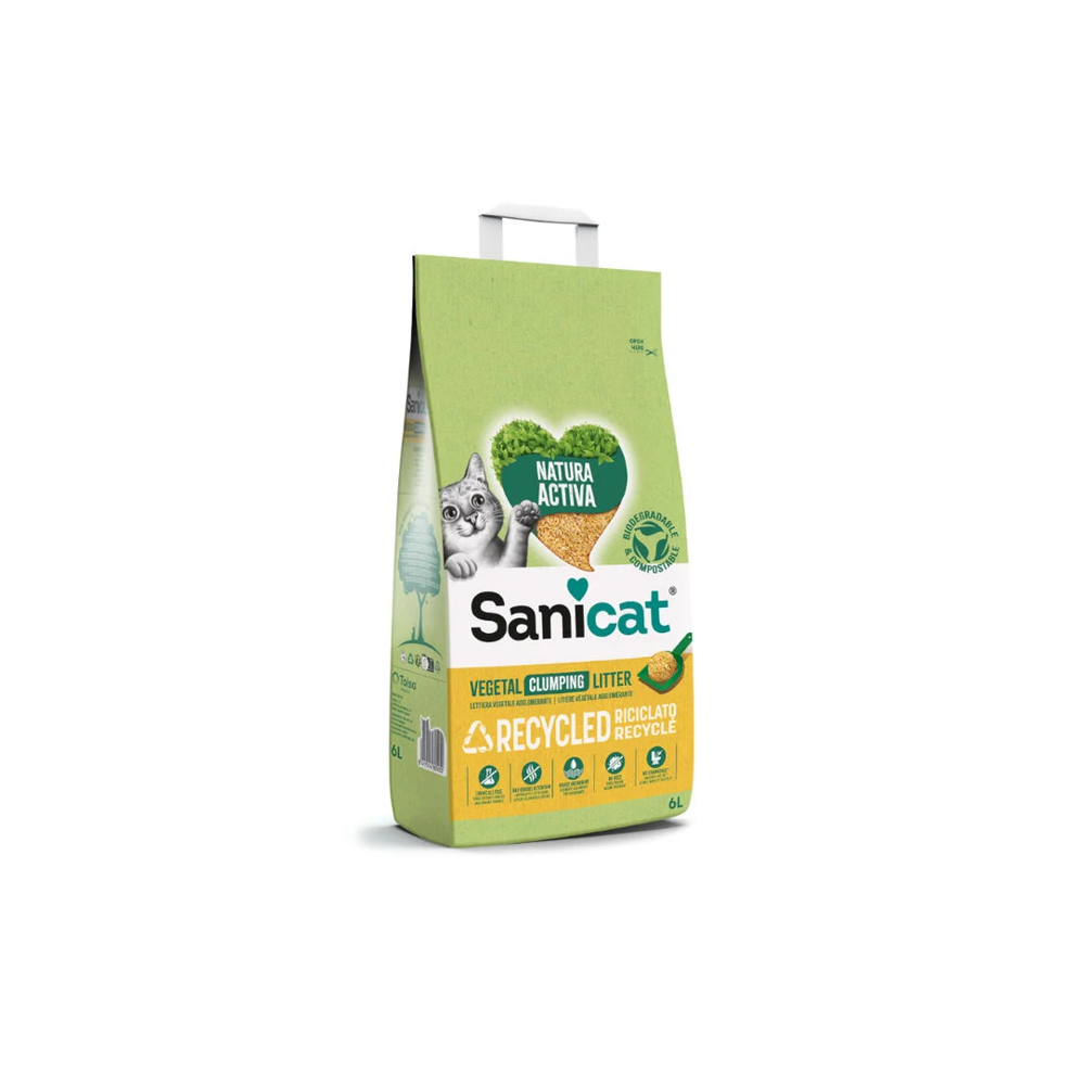 Sanicat Natura Activa Recycled Arena Para Gatos