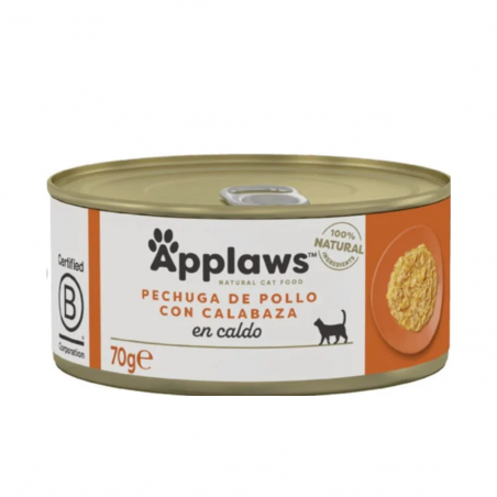 Applaws Lata Gatos 70 gr Pollo con Calabaza
