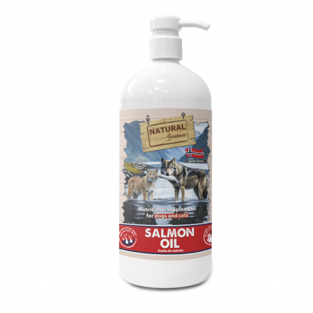 Natural Greatness Aceite de Salmón para Perros y Gatos