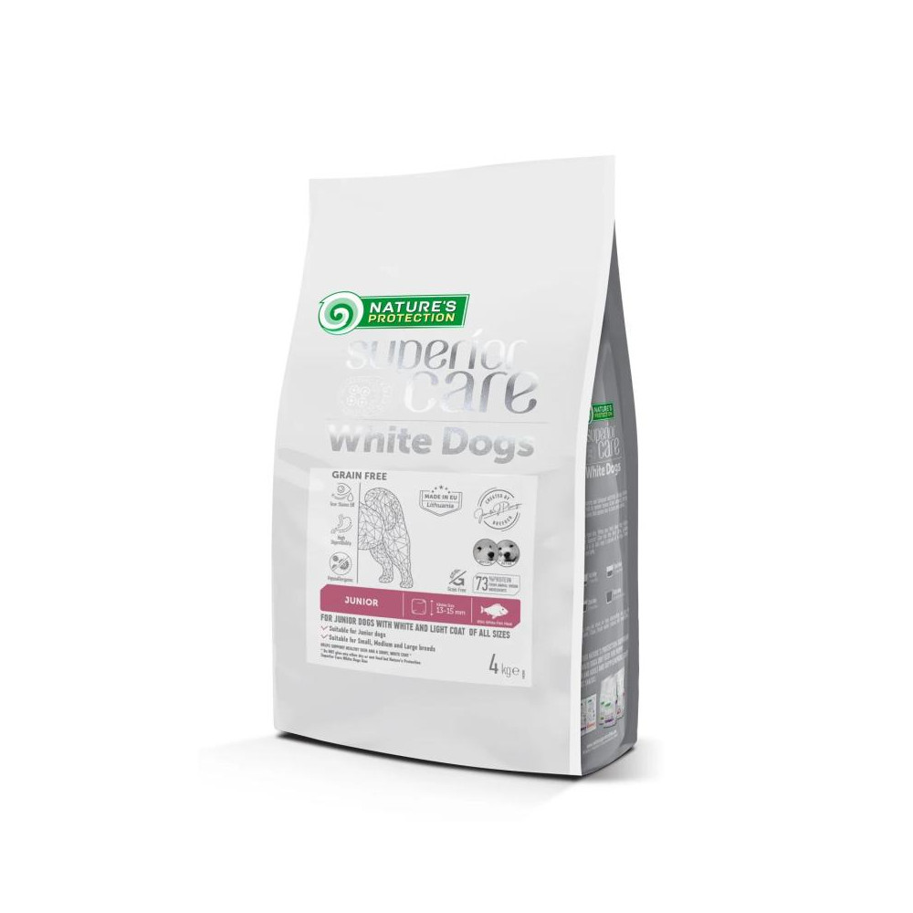 NATURE'S Protection SC White Dog Junior GF Pescado Blanco
