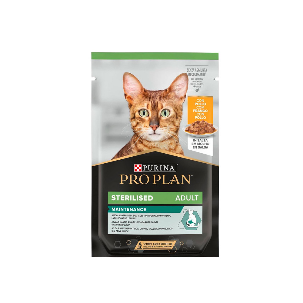 Purina Pro Plan Sobre Gato Adulto Sterilised Pollo 85 gr