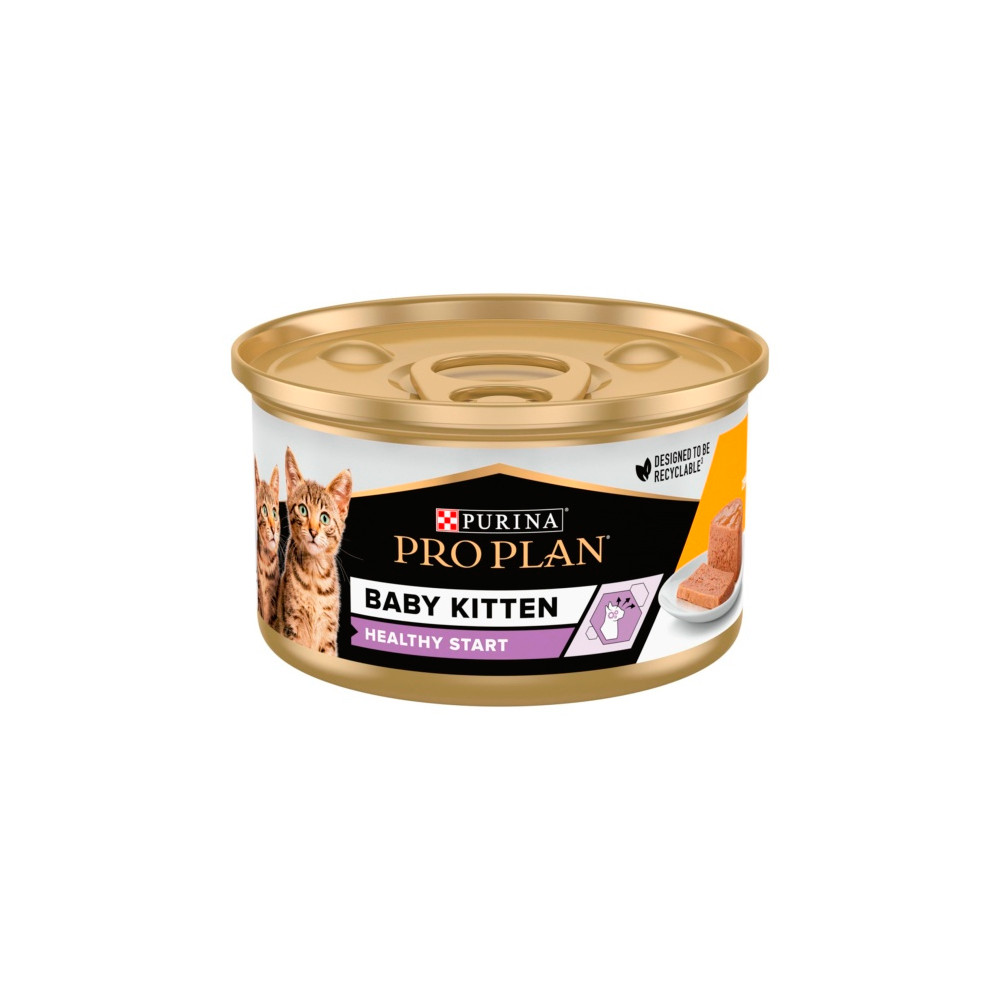 Purina Pro Plan Lata Baby Kitten Pollo 85 gr