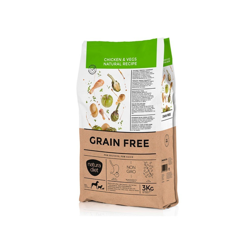 Natura Diet Wild Instinct Grain Free Chicken and Vegetables