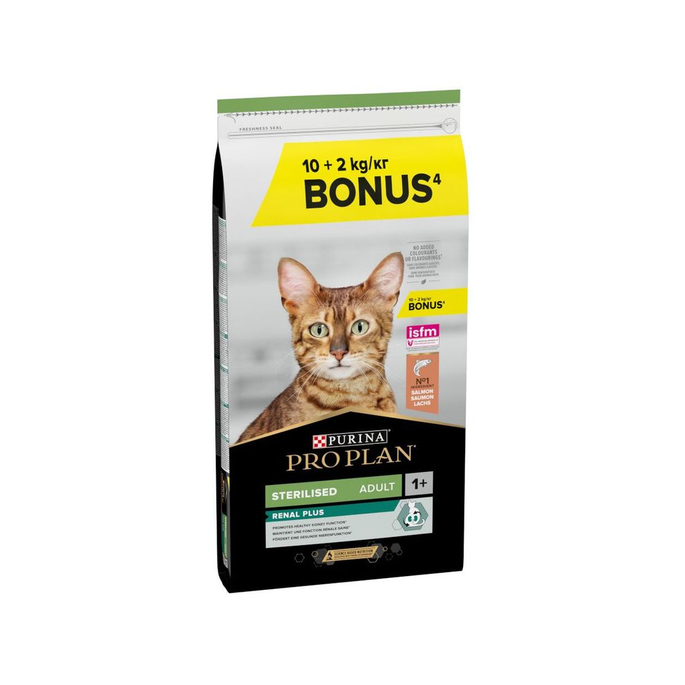 Purina Pro Plan Cat Adult Sterilised Renal Salmon 10+2kg