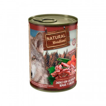 Natural Woodland Lata Perro Ganso con Brócoli y Zanahorias 400 g