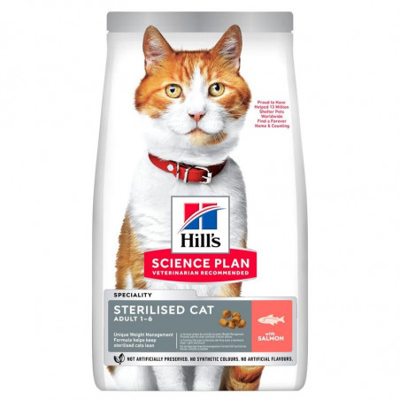 Hill's Pienso Science Plan Sterilised de Salmón para Gatos Adultos  7 Kg