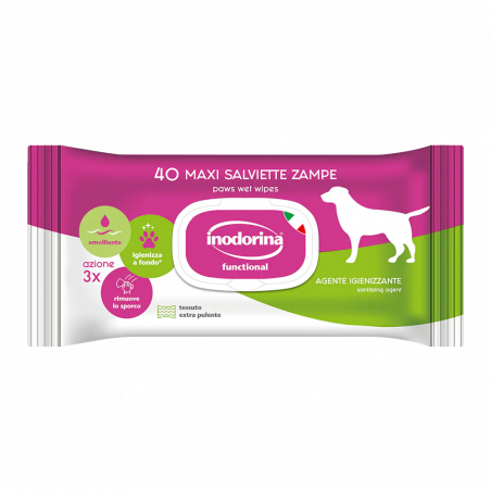 Inodorina Toallitas Funcional Patas 40 Toallitas