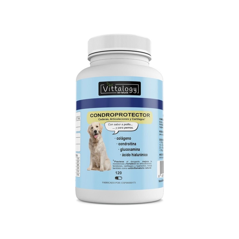 Vittalogy Condroprotector Para Perros 120 Cápsulas