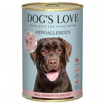 Imagen de Dog´s Love Lata Hipoalergénica para Perros 400 Gr - Caballo
