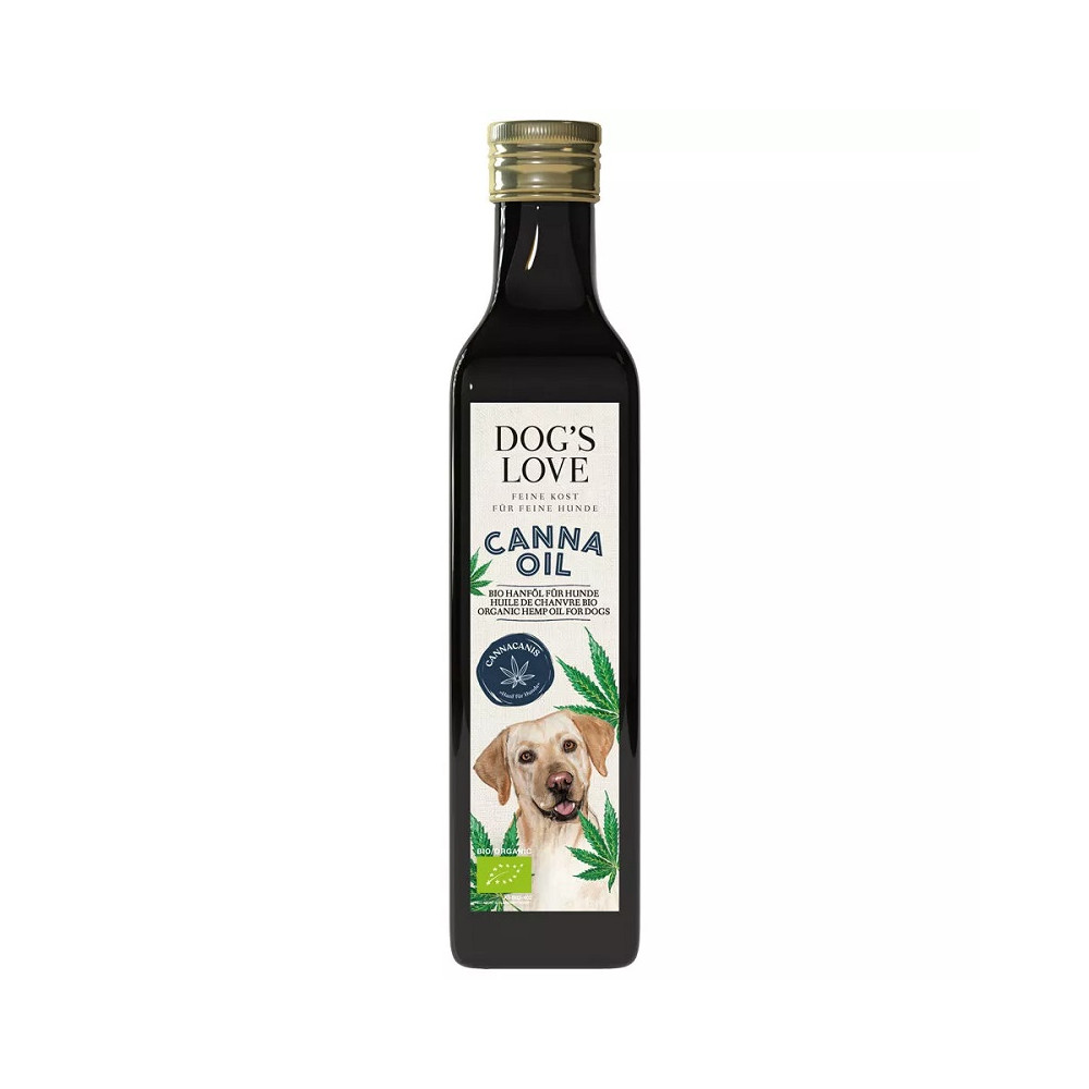 Dog´s Love Aceite de Cañamo para Perros y Gatos CANNA BIO 250 Ml