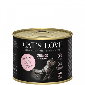 Cat´s Love Latas para Gatos Junior 200 Gr sabor pollo