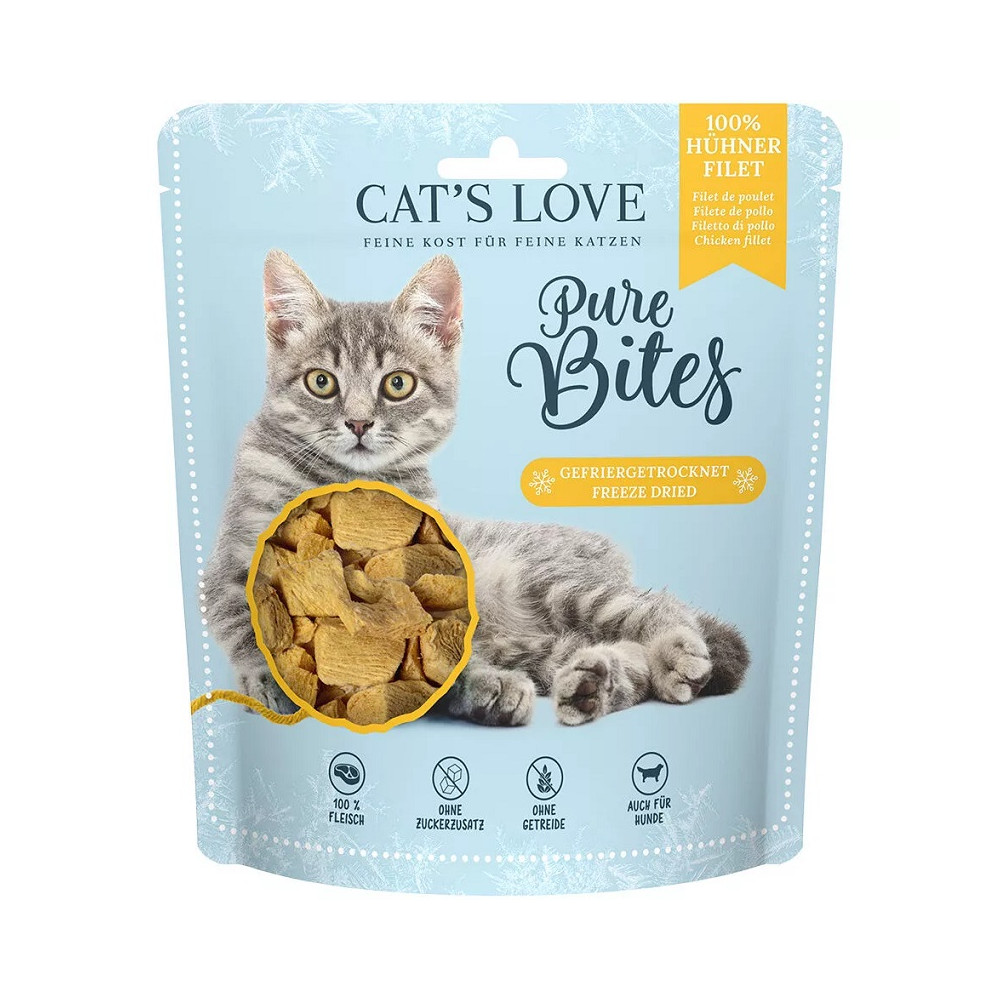 Cat´s Love Snacks para Gatos Monoproteico 40 Gr sabor pollo