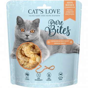 Cat´s Love Snacks para Gatos Monoproteico 25 Gr sabor langostino