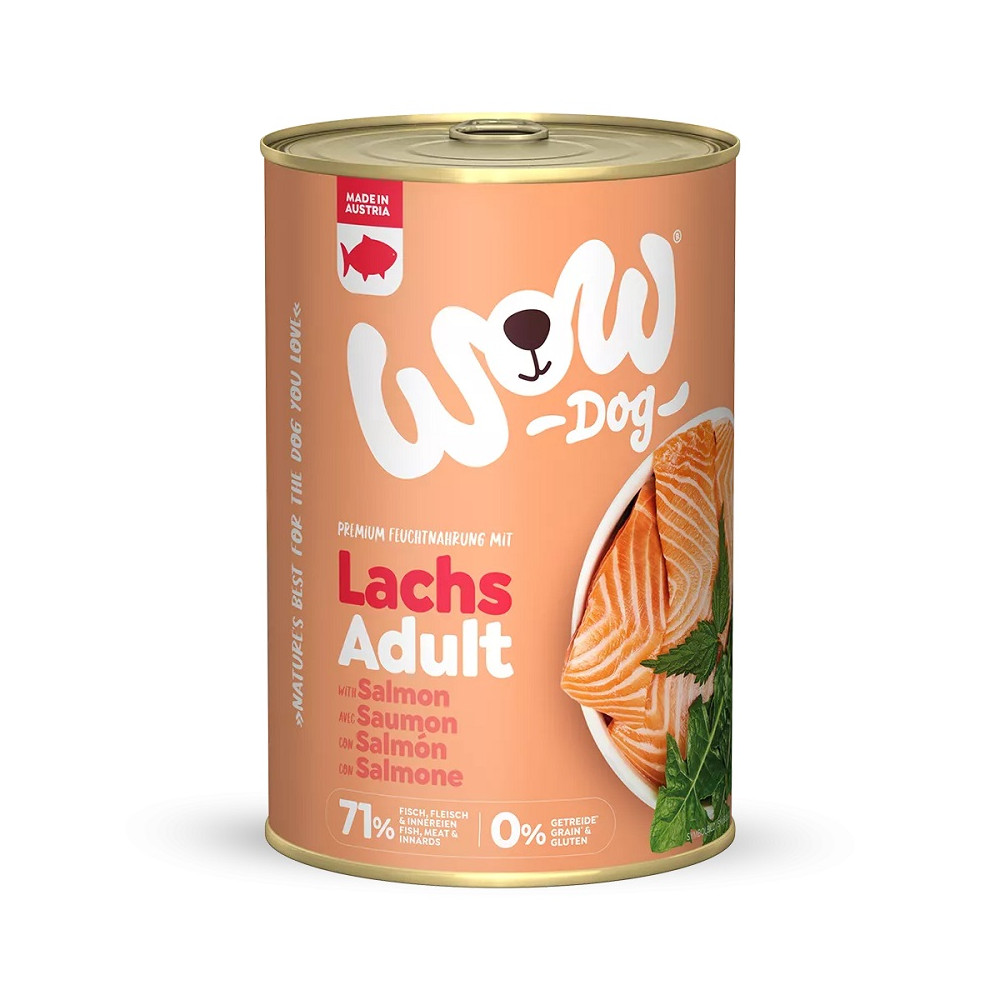 Wow Lata de Salmón con Tomates para Perros