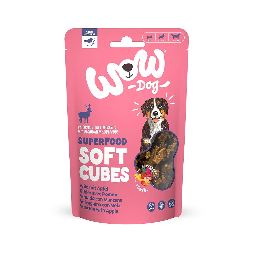 Wow Snacks Cubos de Venado con Manzana