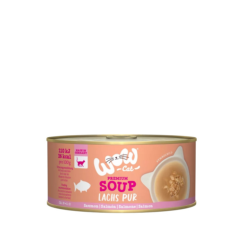 Wow Sopa de Salmon para Gatos