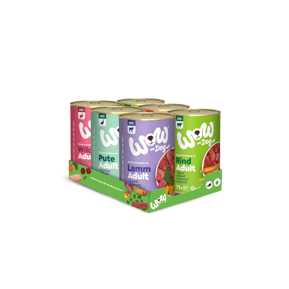 Wow Multipack para Perros Adultos 6 X 400 GR