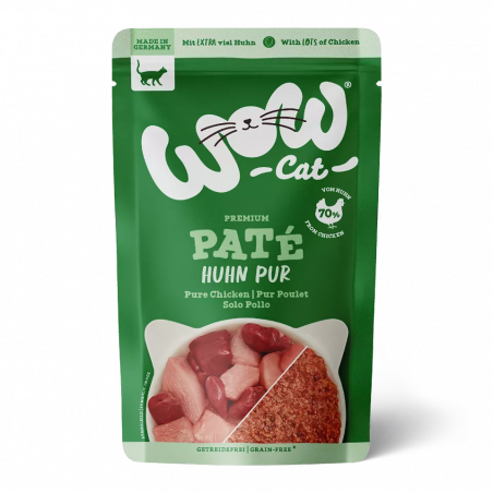 Wow Multipack Pate en Sobre para Gatos Adultos POLLO