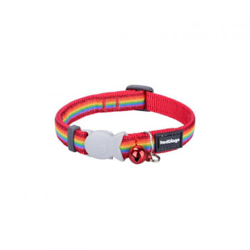 Gloria Red Dingo Collar para Gato Style RAINBOW