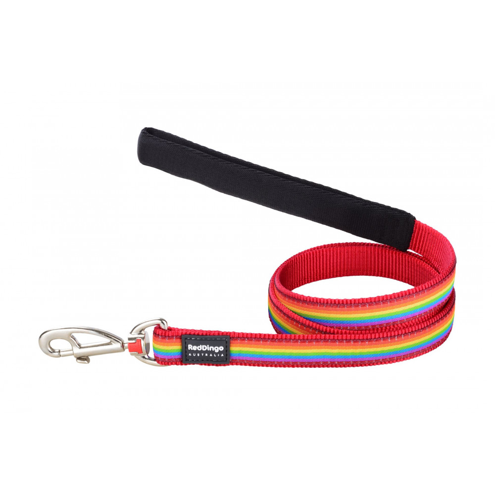 Gloria Red Dingo Correa para Perro Style RAINBOW