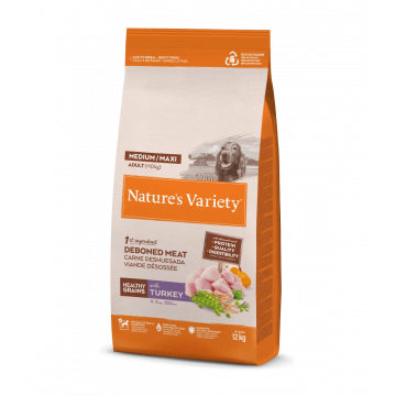 Nature's Variety Healthy Grain Medium/Maxi Adult Turkey 12 kg