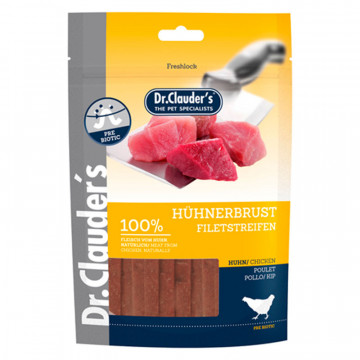 Dr.Clauder´s Snacks Tiras de Pechuga de Pollo para Perros